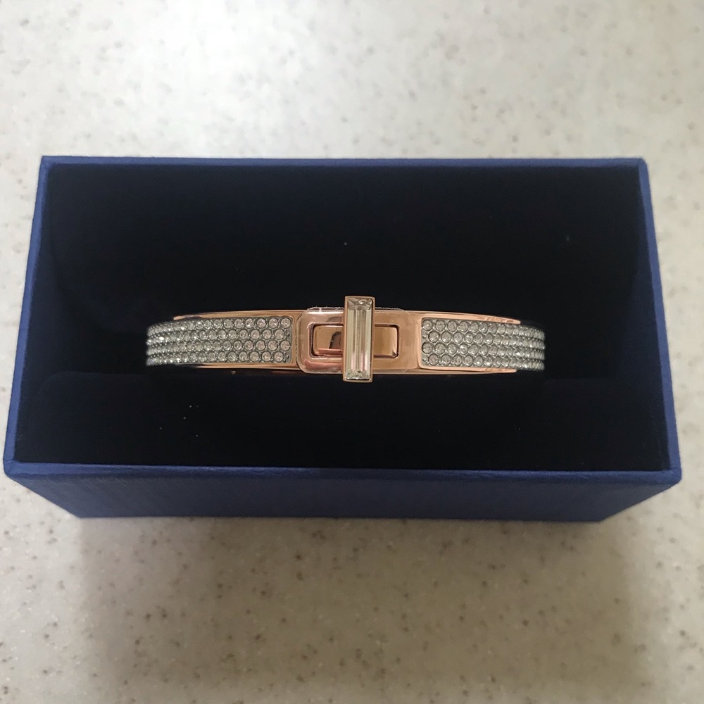 Swarovski Rose Gold Bracelet with stones